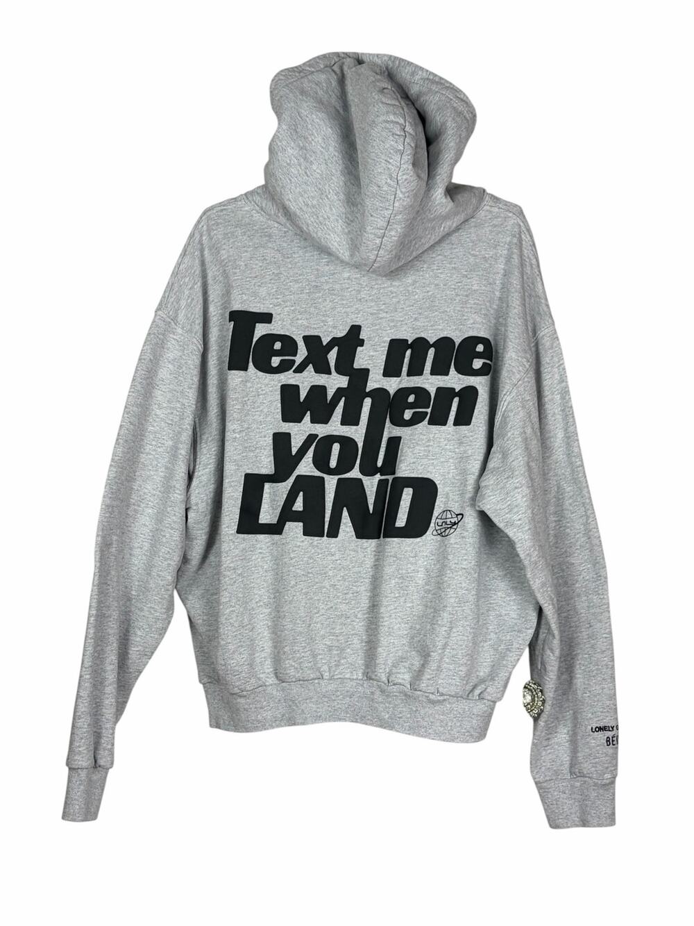 Lonely Ghost BEIS Lonely Air Text Me When You Land Hoodie Womens L Oversized